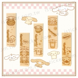 Cinnamoroll - happy time Wooden Seal (Carved)(圖)