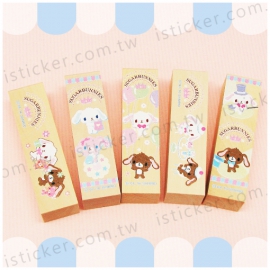 Sugarbunnies - fun Wooden Seal (Colored)(圖)