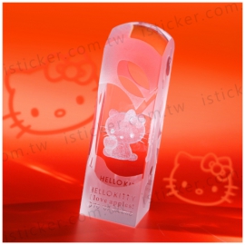 Hello Kitty - I love apples Glass crystal seal set(圖)