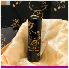 Hello Kitty - Black buffalo horn seal set (round)(圖)