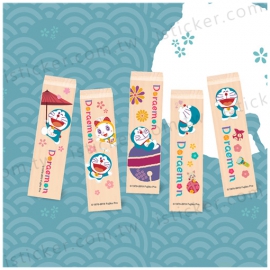 Doraemon - Japanese style Wooden Seal (Colored)(圖)